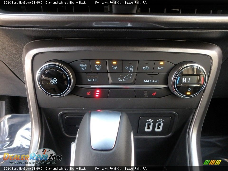2020 Ford EcoSport SE 4WD Diamond White / Ebony Black Photo #19