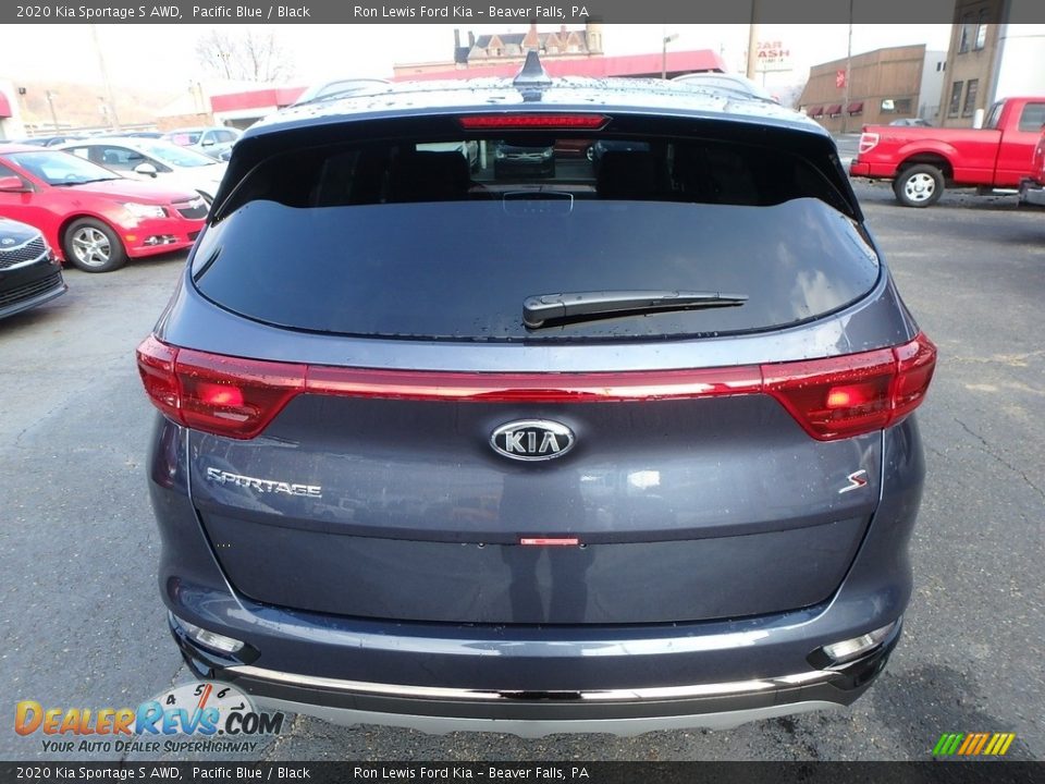 2020 Kia Sportage S AWD Pacific Blue / Black Photo #3