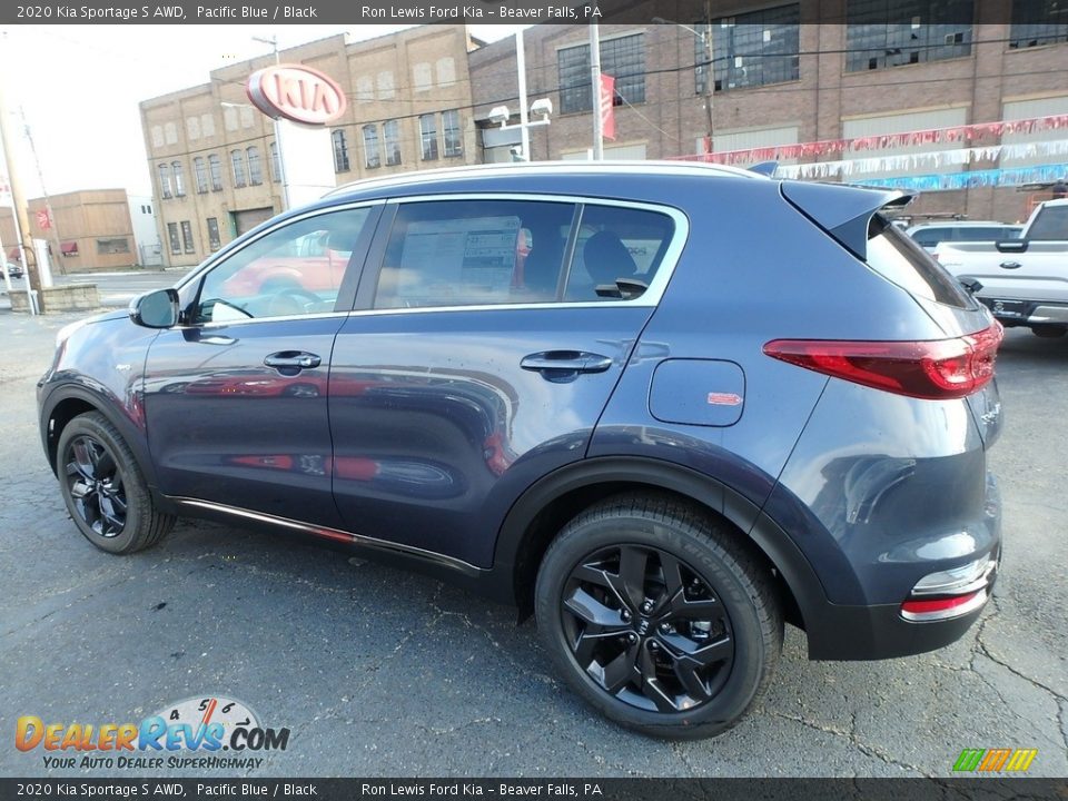 2020 Kia Sportage S AWD Pacific Blue / Black Photo #5