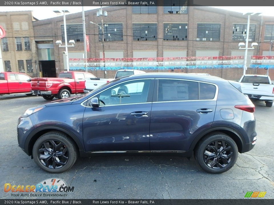 2020 Kia Sportage S AWD Pacific Blue / Black Photo #6