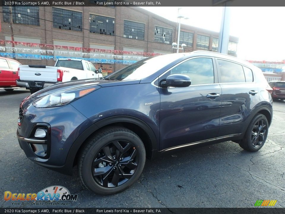 2020 Kia Sportage S AWD Pacific Blue / Black Photo #7