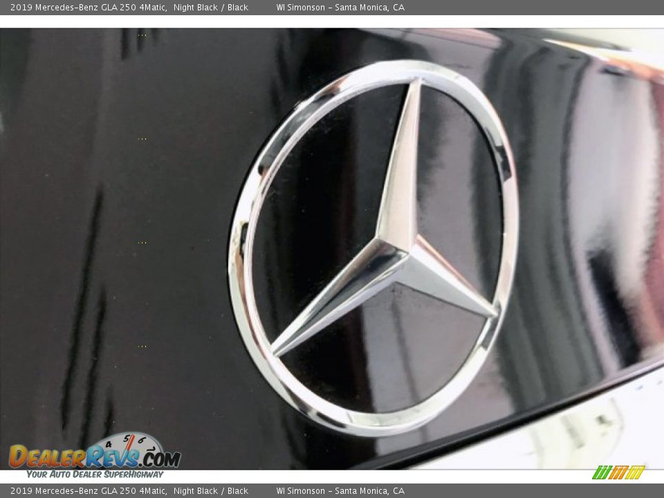 2019 Mercedes-Benz GLA 250 4Matic Night Black / Black Photo #7