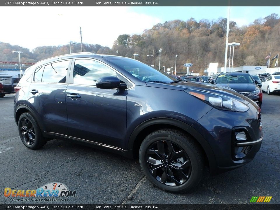 2020 Kia Sportage S AWD Pacific Blue / Black Photo #9