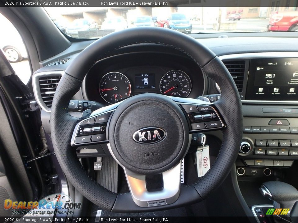 2020 Kia Sportage S AWD Pacific Blue / Black Photo #17
