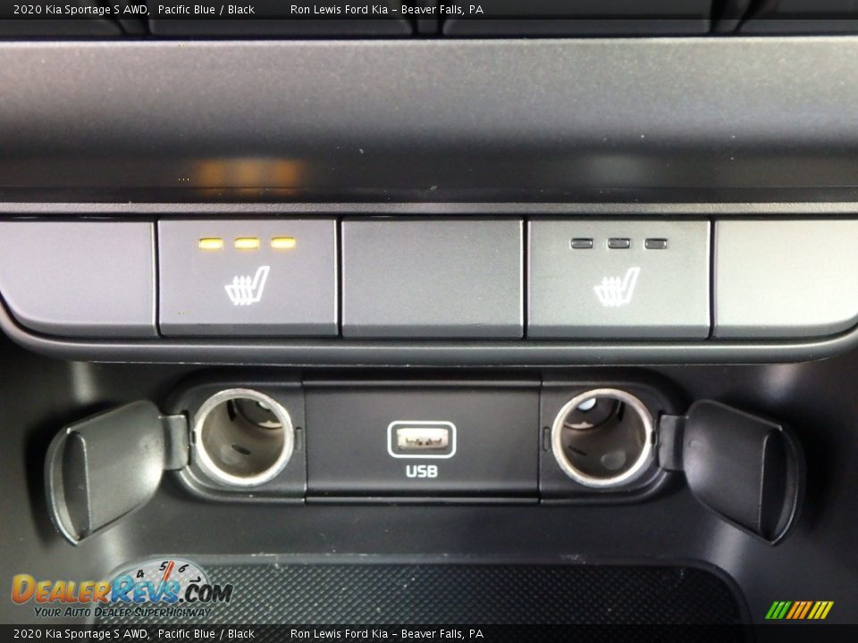 2020 Kia Sportage S AWD Pacific Blue / Black Photo #19