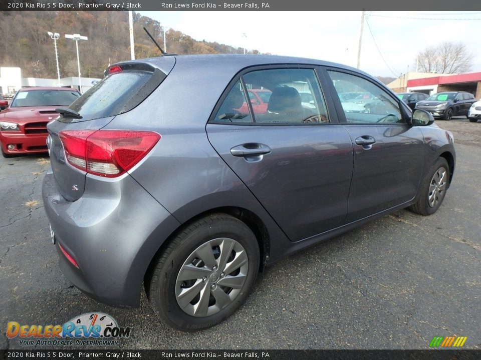 2020 Kia Rio S 5 Door Phantom Gray / Black Photo #2