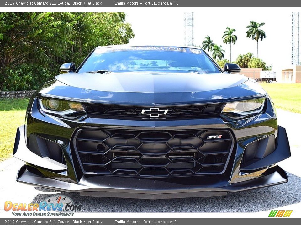 2019 Chevrolet Camaro ZL1 Coupe Black / Jet Black Photo #3