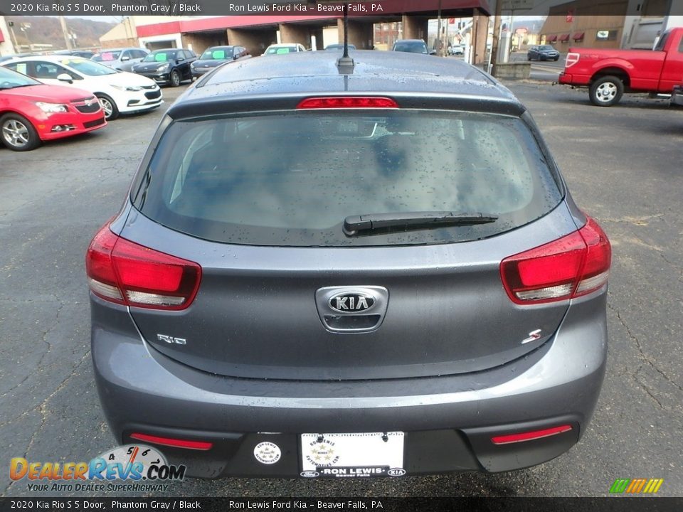 2020 Kia Rio S 5 Door Phantom Gray / Black Photo #3