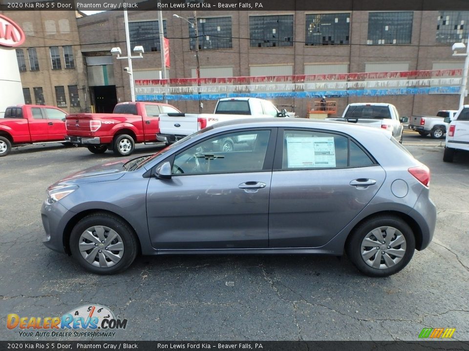 Phantom Gray 2020 Kia Rio S 5 Door Photo #6