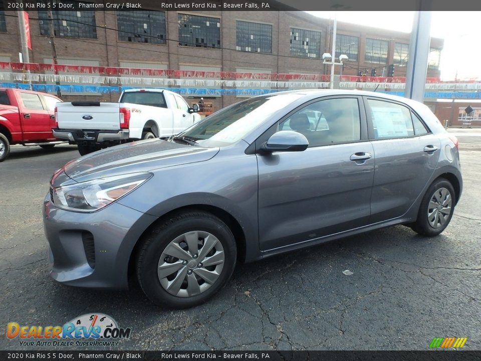 Phantom Gray 2020 Kia Rio S 5 Door Photo #7