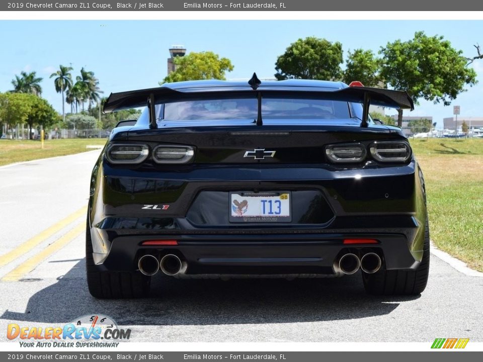 2019 Chevrolet Camaro ZL1 Coupe Black / Jet Black Photo #11