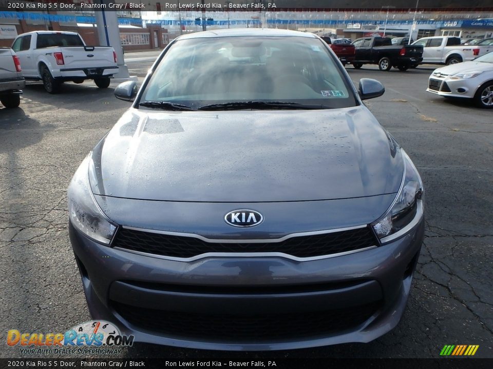 2020 Kia Rio S 5 Door Phantom Gray / Black Photo #8