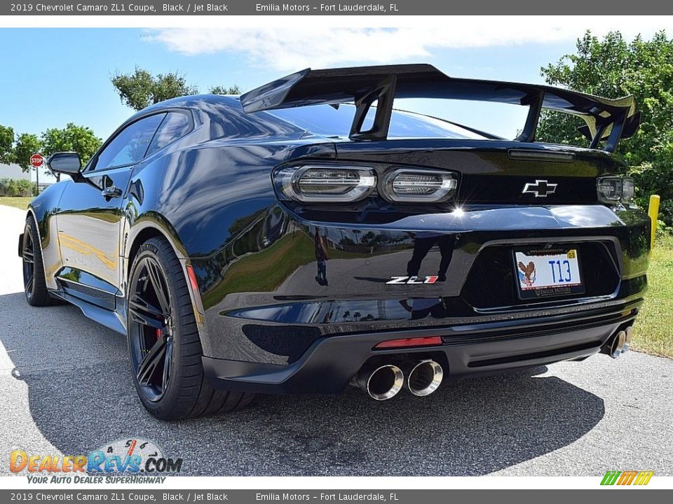 2019 Chevrolet Camaro ZL1 Coupe Black / Jet Black Photo #12