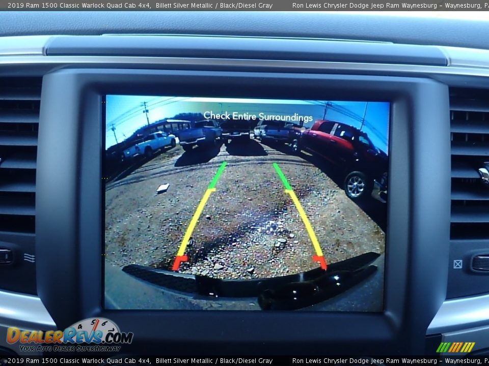 2019 Ram 1500 Classic Warlock Quad Cab 4x4 Billett Silver Metallic / Black/Diesel Gray Photo #17