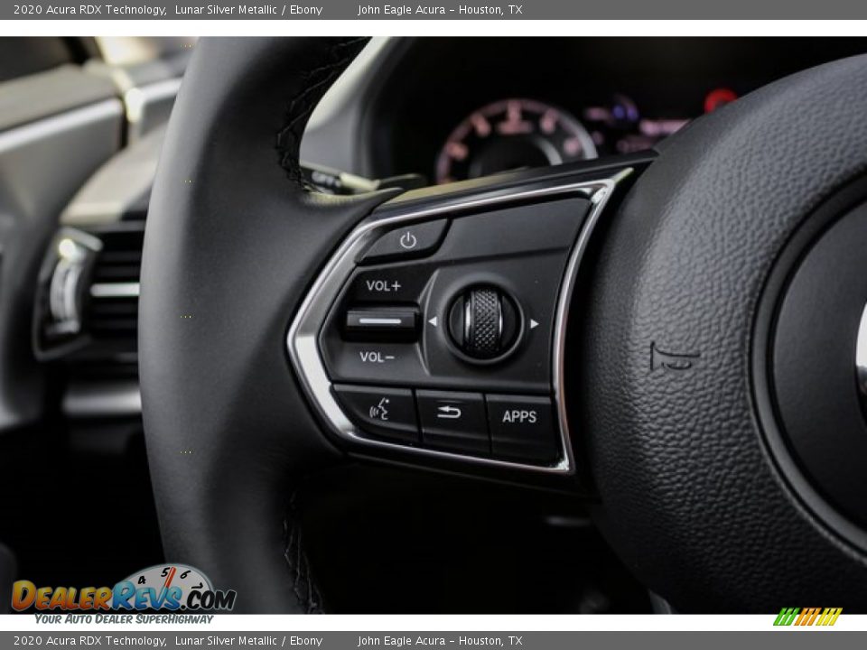 2020 Acura RDX Technology Lunar Silver Metallic / Ebony Photo #36
