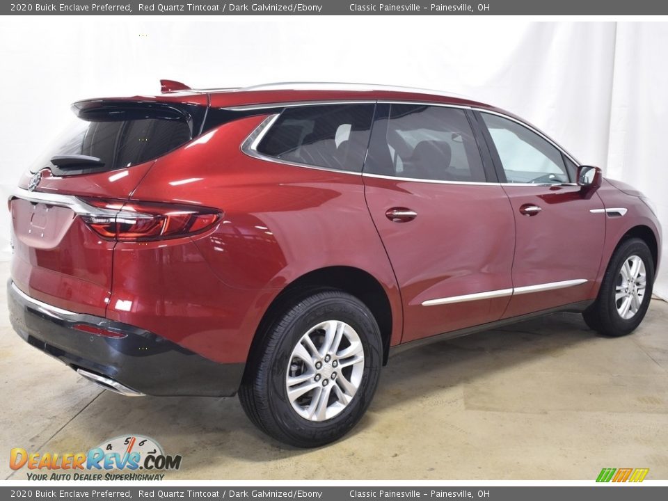 2020 Buick Enclave Preferred Red Quartz Tintcoat / Dark Galvinized/Ebony Photo #10