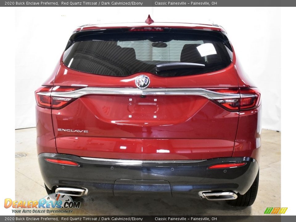 2020 Buick Enclave Preferred Red Quartz Tintcoat / Dark Galvinized/Ebony Photo #12