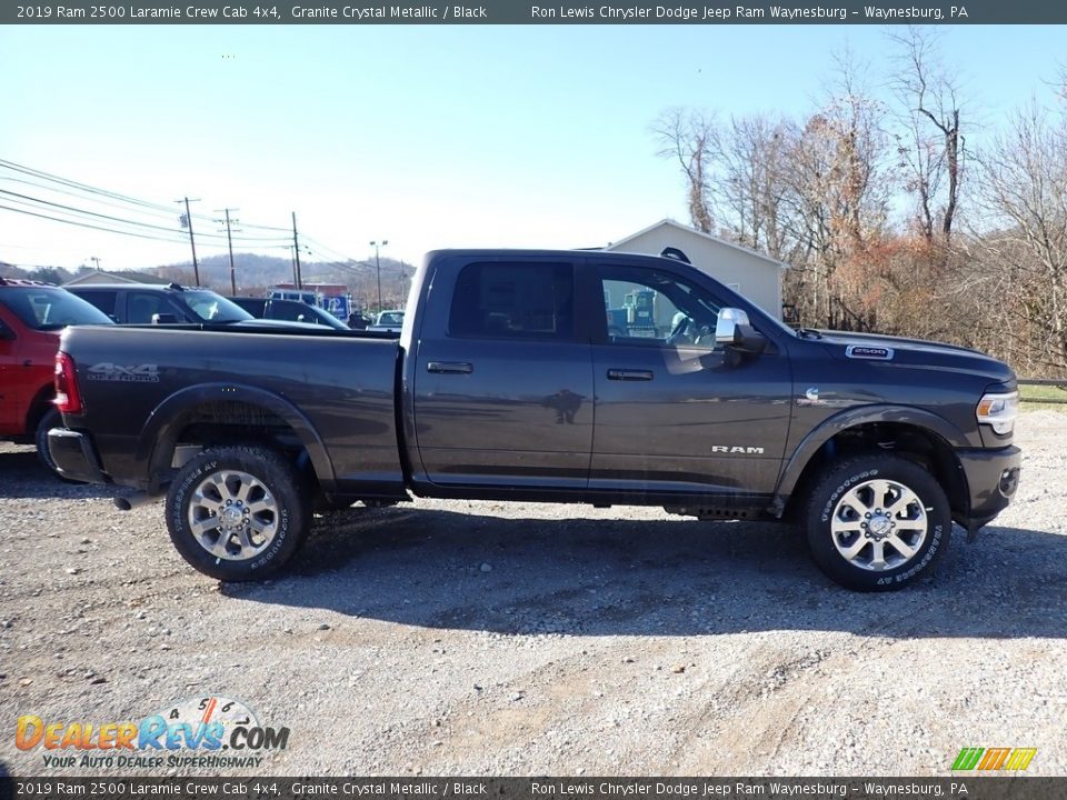 2019 Ram 2500 Laramie Crew Cab 4x4 Granite Crystal Metallic / Black Photo #6