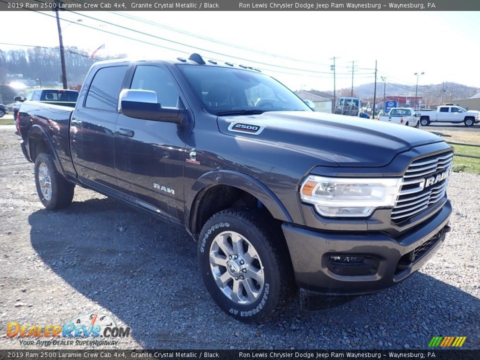 2019 Ram 2500 Laramie Crew Cab 4x4 Granite Crystal Metallic / Black Photo #7