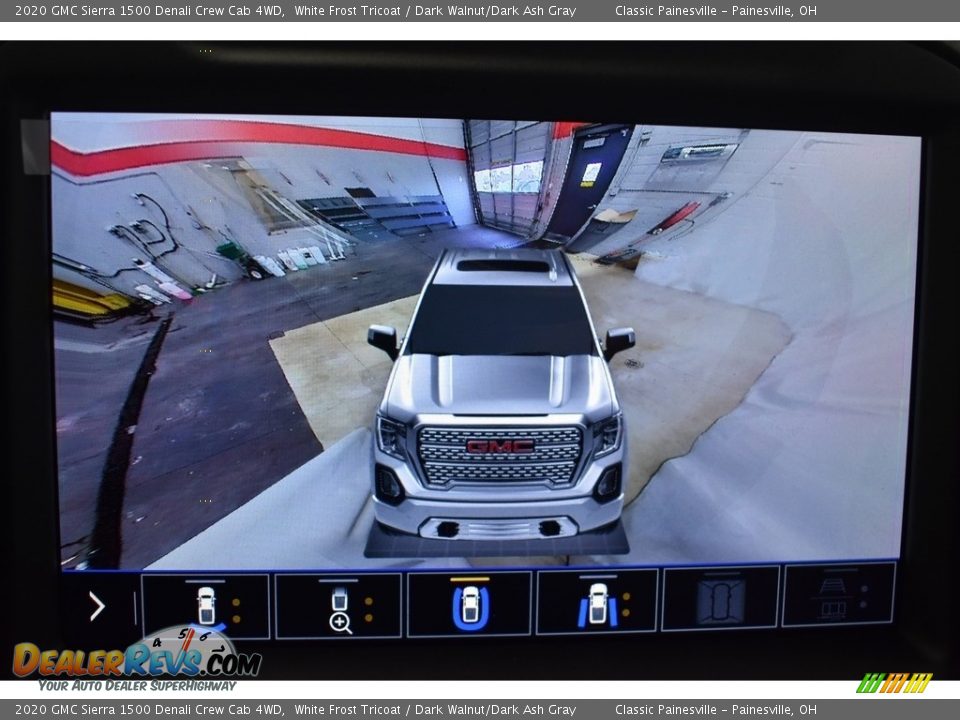 2020 GMC Sierra 1500 Denali Crew Cab 4WD White Frost Tricoat / Dark Walnut/Dark Ash Gray Photo #5