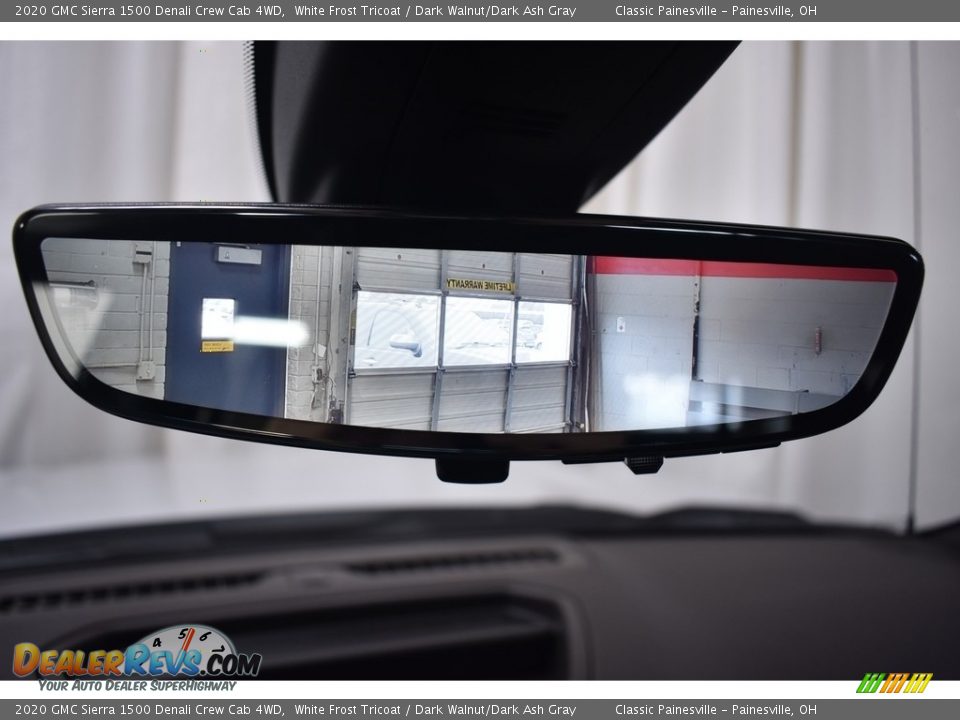 2020 GMC Sierra 1500 Denali Crew Cab 4WD White Frost Tricoat / Dark Walnut/Dark Ash Gray Photo #8