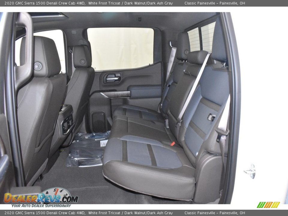 2020 GMC Sierra 1500 Denali Crew Cab 4WD White Frost Tricoat / Dark Walnut/Dark Ash Gray Photo #10