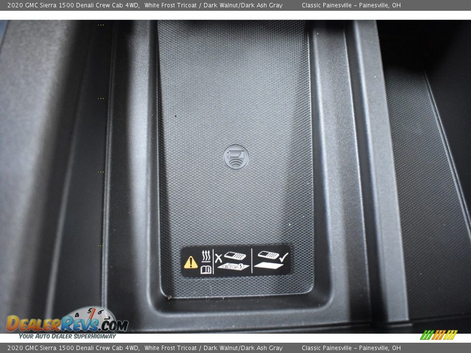 2020 GMC Sierra 1500 Denali Crew Cab 4WD White Frost Tricoat / Dark Walnut/Dark Ash Gray Photo #11