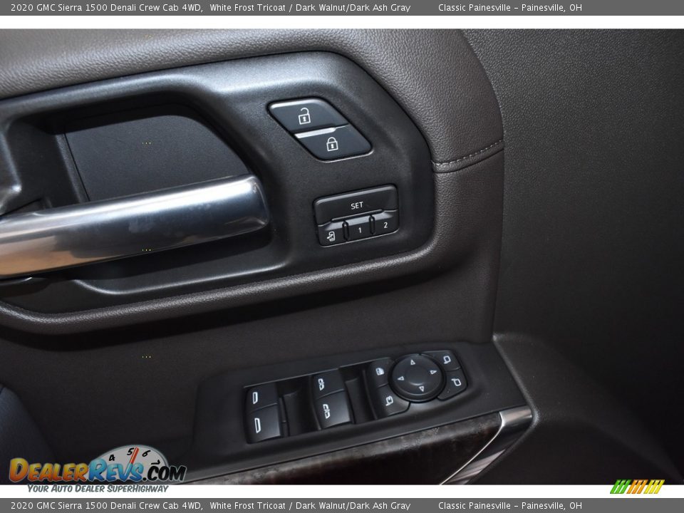 2020 GMC Sierra 1500 Denali Crew Cab 4WD White Frost Tricoat / Dark Walnut/Dark Ash Gray Photo #13