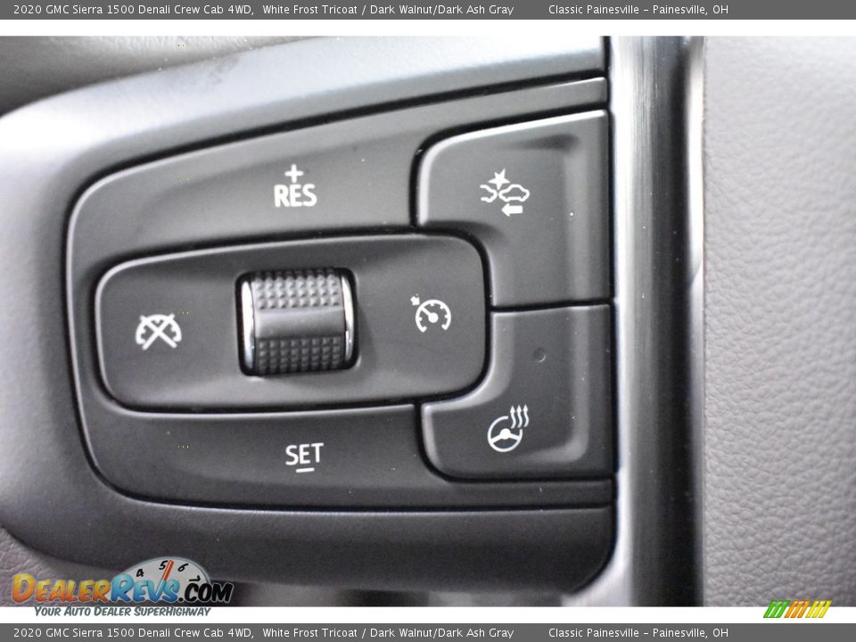 2020 GMC Sierra 1500 Denali Crew Cab 4WD White Frost Tricoat / Dark Walnut/Dark Ash Gray Photo #16