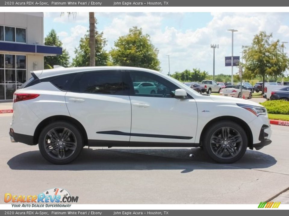 2020 Acura RDX A-Spec Platinum White Pearl / Ebony Photo #8