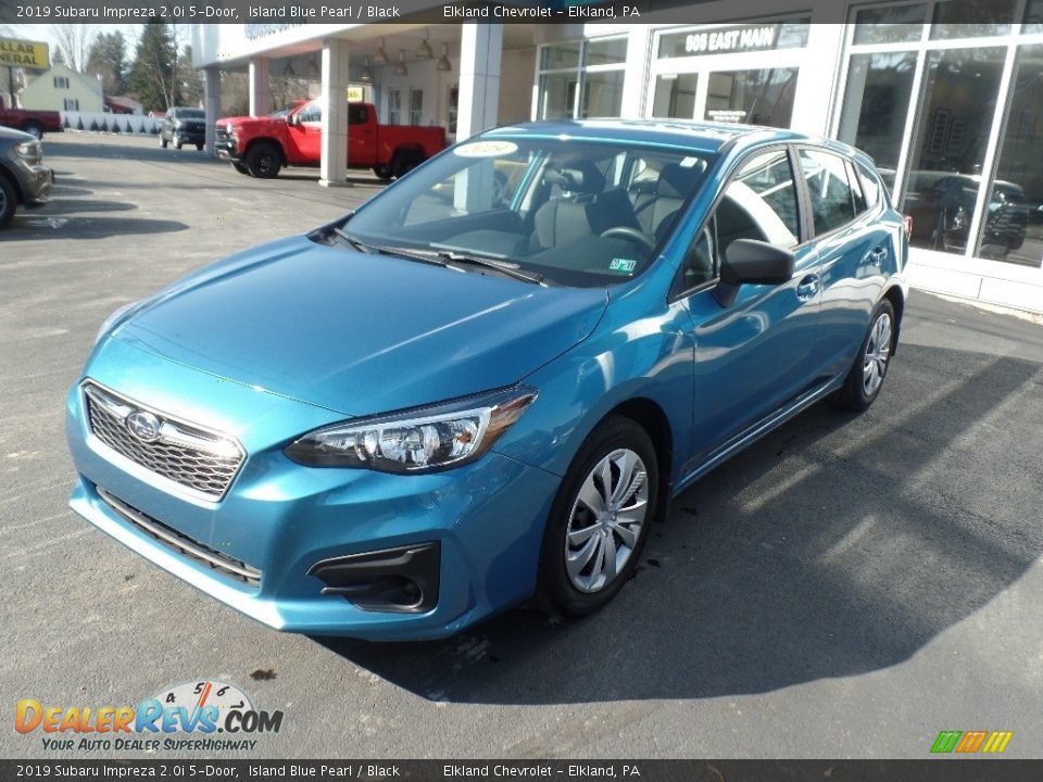 2019 Subaru Impreza 2.0i 5-Door Island Blue Pearl / Black Photo #3