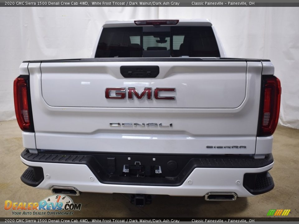 2020 GMC Sierra 1500 Denali Crew Cab 4WD White Frost Tricoat / Dark Walnut/Dark Ash Gray Photo #18