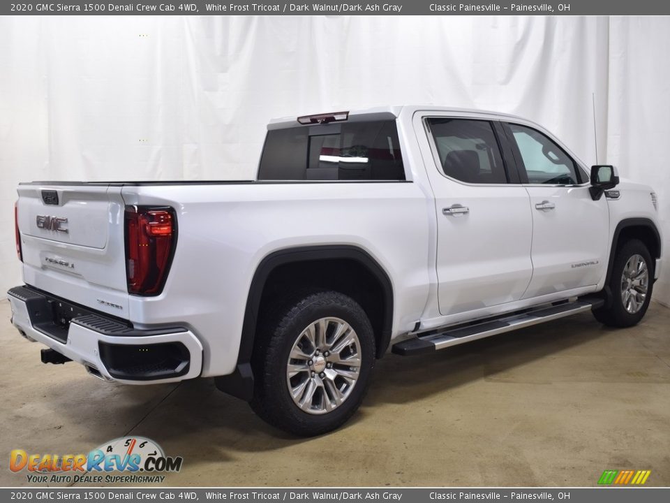 2020 GMC Sierra 1500 Denali Crew Cab 4WD White Frost Tricoat / Dark Walnut/Dark Ash Gray Photo #21