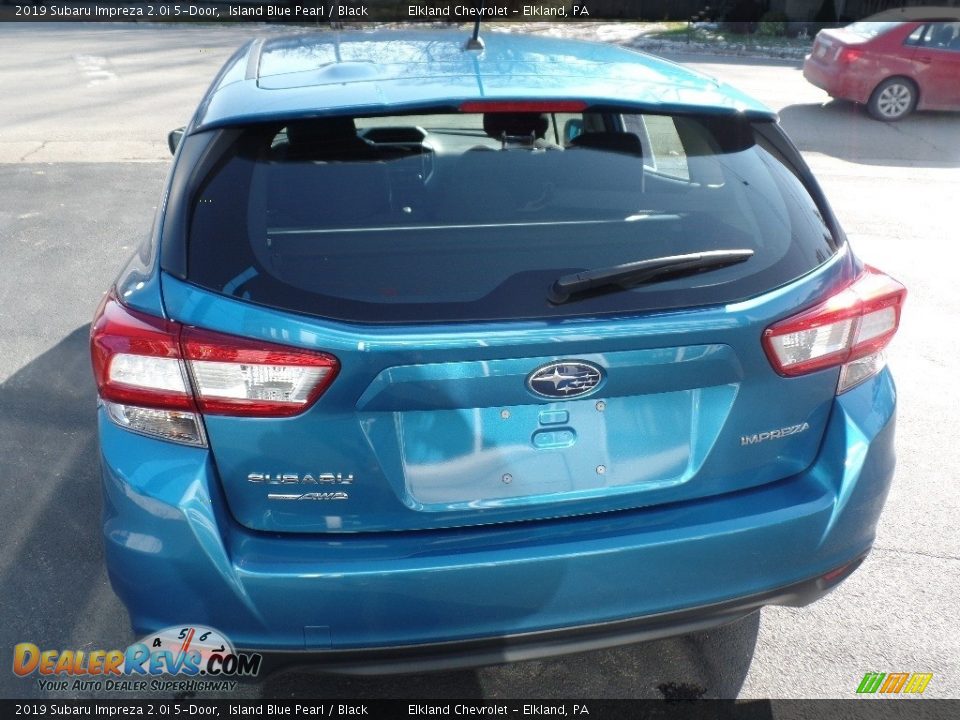 2019 Subaru Impreza 2.0i 5-Door Island Blue Pearl / Black Photo #6