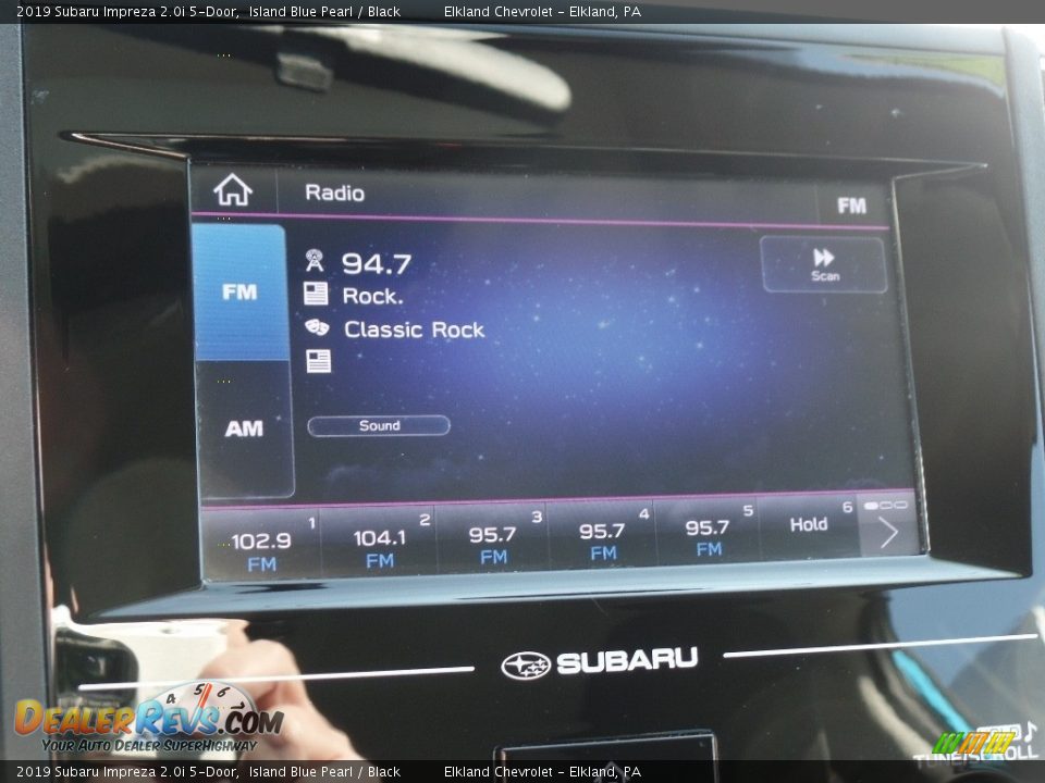 2019 Subaru Impreza 2.0i 5-Door Island Blue Pearl / Black Photo #23