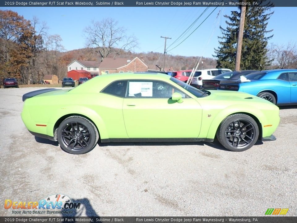 2019 Dodge Challenger R/T Scat Pack Widebody Sublime / Black Photo #6