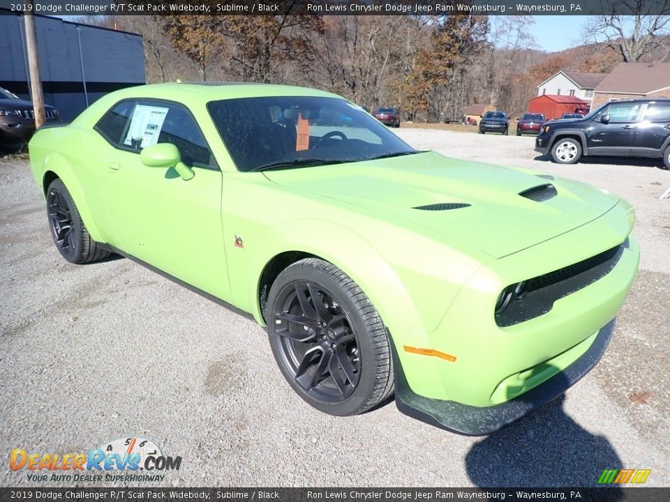 2019 Dodge Challenger R/T Scat Pack Widebody Sublime / Black Photo #7