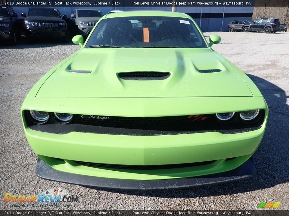 2019 Dodge Challenger R/T Scat Pack Widebody Sublime / Black Photo #8