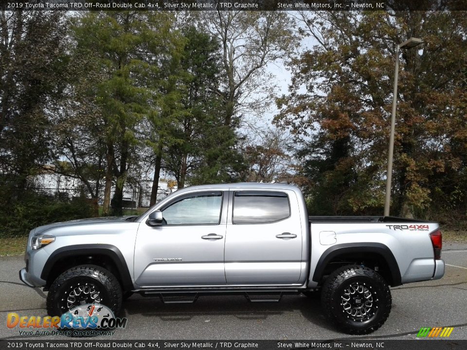 2019 Toyota Tacoma TRD Off-Road Double Cab 4x4 Silver Sky Metallic / TRD Graphite Photo #1