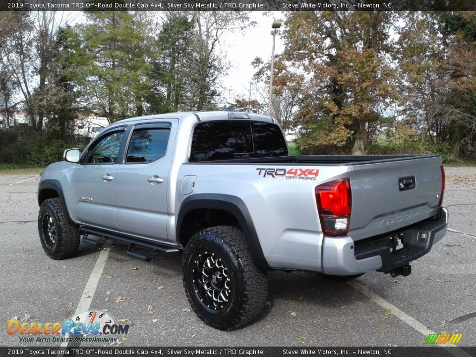 2019 Toyota Tacoma TRD Off-Road Double Cab 4x4 Silver Sky Metallic / TRD Graphite Photo #8