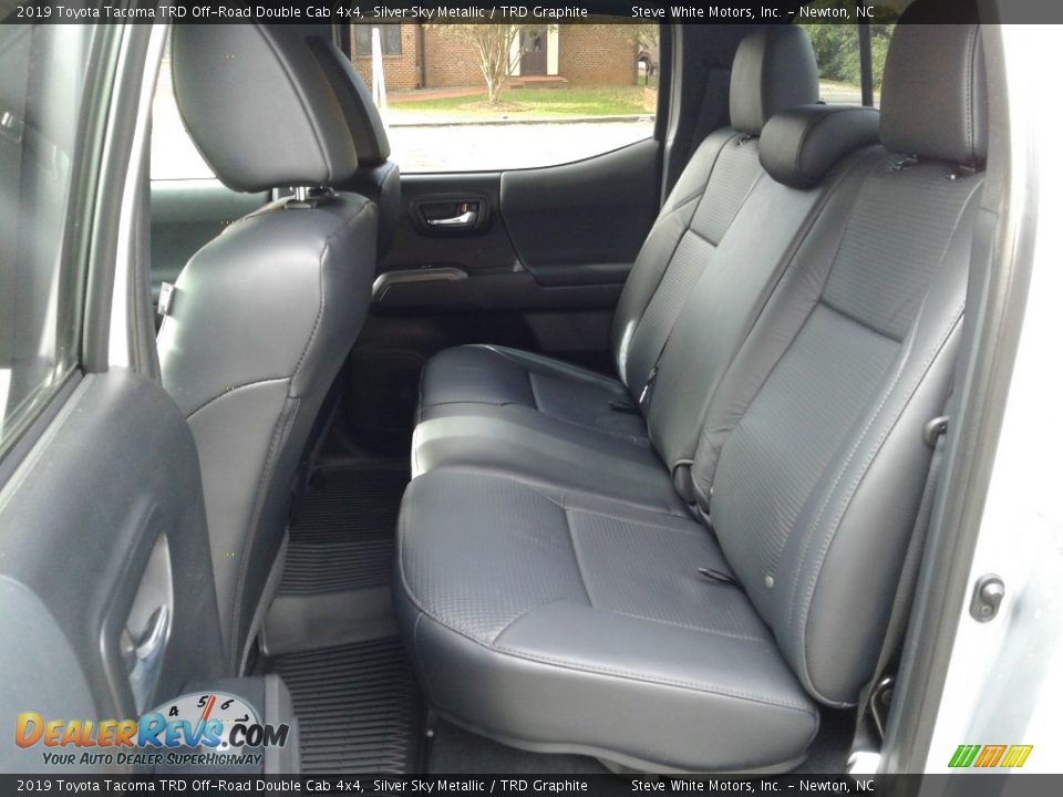 Rear Seat of 2019 Toyota Tacoma TRD Off-Road Double Cab 4x4 Photo #11