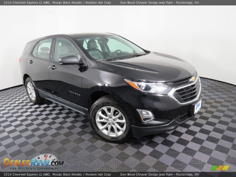 2019 Chevrolet Equinox LS AWD Mosaic Black Metallic / Medium Ash Gray Photo #3