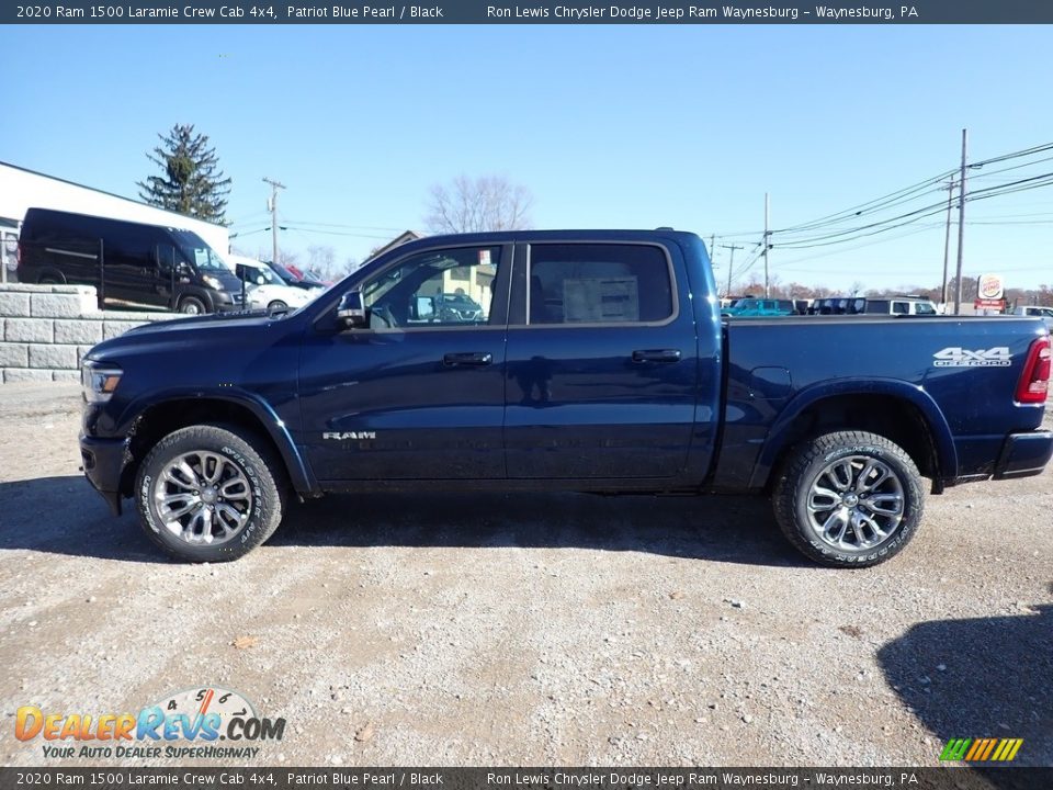 2020 Ram 1500 Laramie Crew Cab 4x4 Patriot Blue Pearl / Black Photo #2
