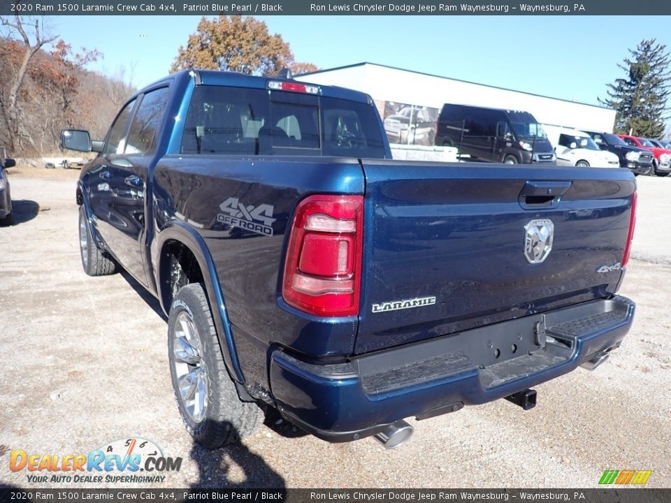 2020 Ram 1500 Laramie Crew Cab 4x4 Patriot Blue Pearl / Black Photo #3