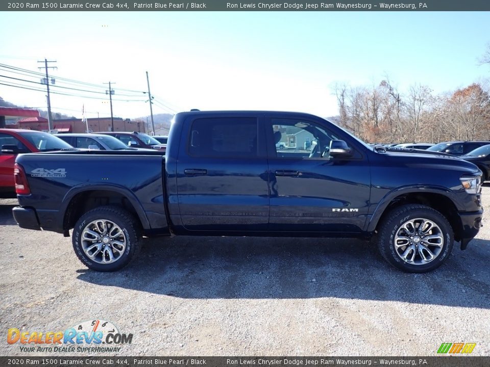 2020 Ram 1500 Laramie Crew Cab 4x4 Patriot Blue Pearl / Black Photo #6