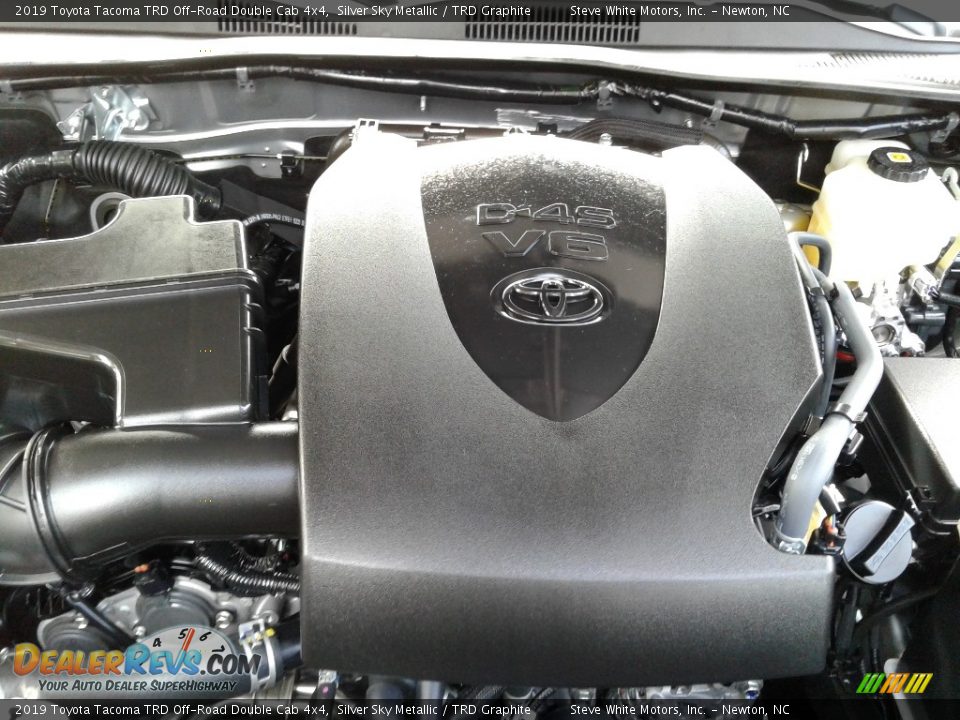 2019 Toyota Tacoma TRD Off-Road Double Cab 4x4 Silver Sky Metallic / TRD Graphite Photo #35