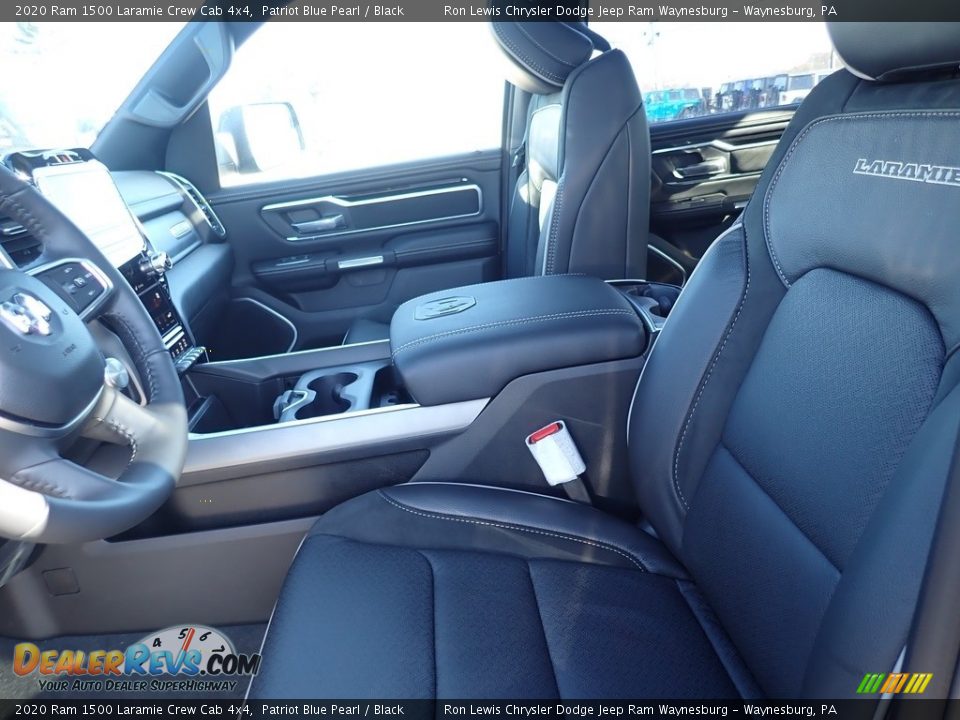 2020 Ram 1500 Laramie Crew Cab 4x4 Patriot Blue Pearl / Black Photo #14