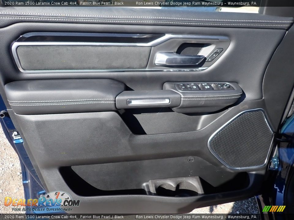 2020 Ram 1500 Laramie Crew Cab 4x4 Patriot Blue Pearl / Black Photo #15
