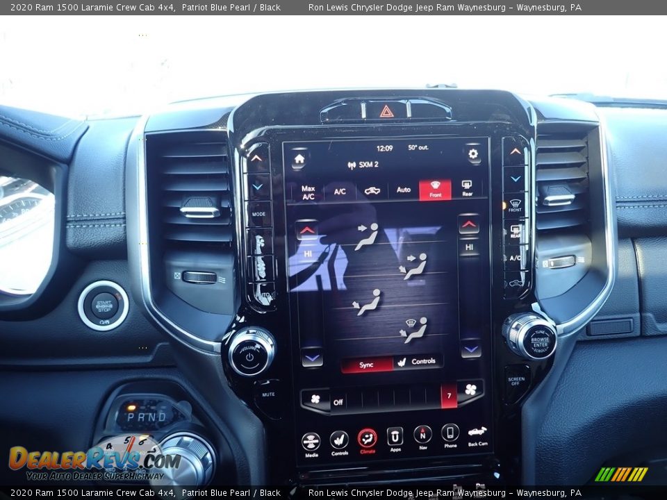 2020 Ram 1500 Laramie Crew Cab 4x4 Patriot Blue Pearl / Black Photo #17