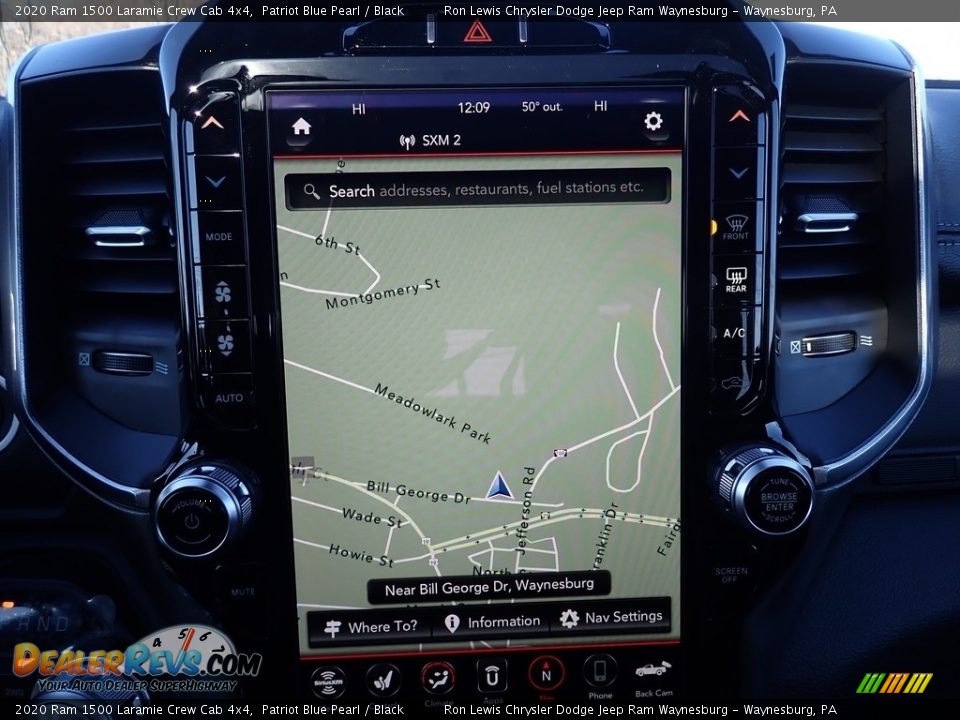 2020 Ram 1500 Laramie Crew Cab 4x4 Patriot Blue Pearl / Black Photo #18